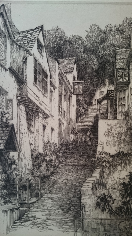 Gesigneerde ets van voor mij onbekende kunstenaar kopen? Bied vanaf 1!