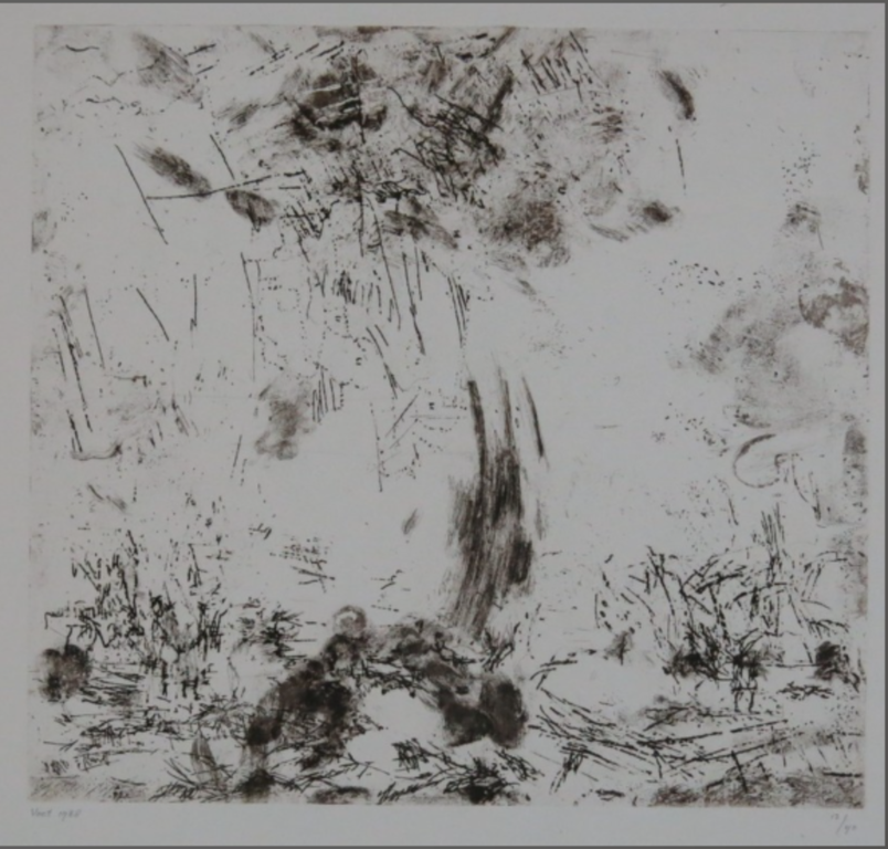 Wilfred Voet: Ets, Landschap kopen? Bied vanaf 1!