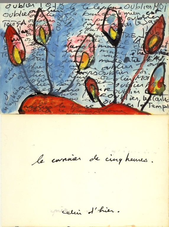 Boursat Sophie:Gouaches en inkt op papier Helder Vellum(tweeluik)- Vergeten kopen? Bied vanaf 1!