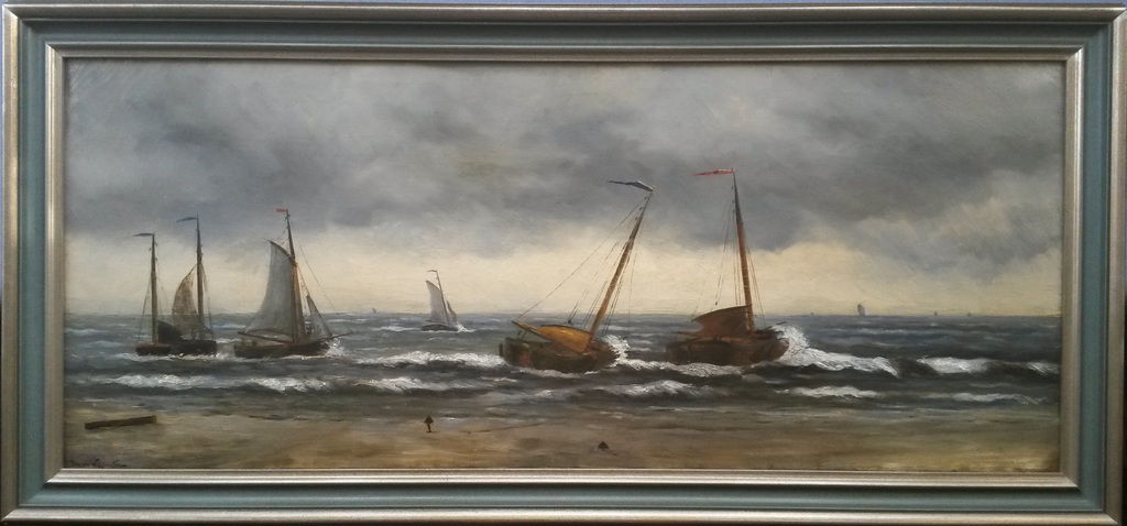 Jacob Willem Gruyter (1856 - 1908) - olieverf op doek - gesigneerd kopen? Bied vanaf 650!