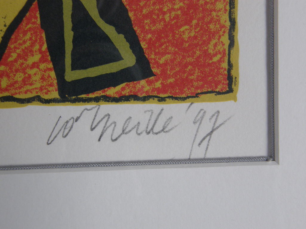 Corneille: ingelijste zeefdruk, genummerd en potlood gesigneerd kopen? Bied vanaf 150!