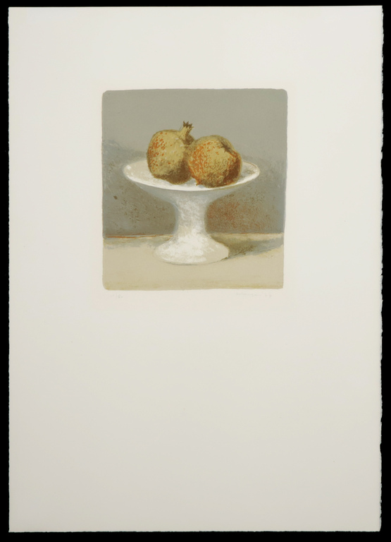 Mart Kempers: Litho, Schaal met granaatappels kopen? Bied vanaf 20!
