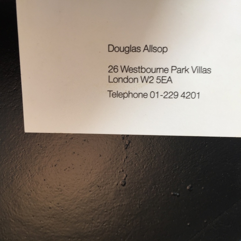 Douglas  Allsop  wand opject  kopen? Bied vanaf 99!