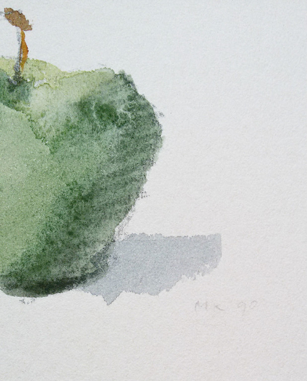 Mart Kempers - Appels, aquarel / tekening kopen? Bied vanaf 75!