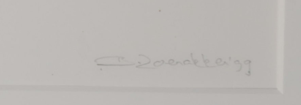 Bert Loerakker: Zeefdruk, Z.T. - Ingelijst kopen? Bied vanaf 40!