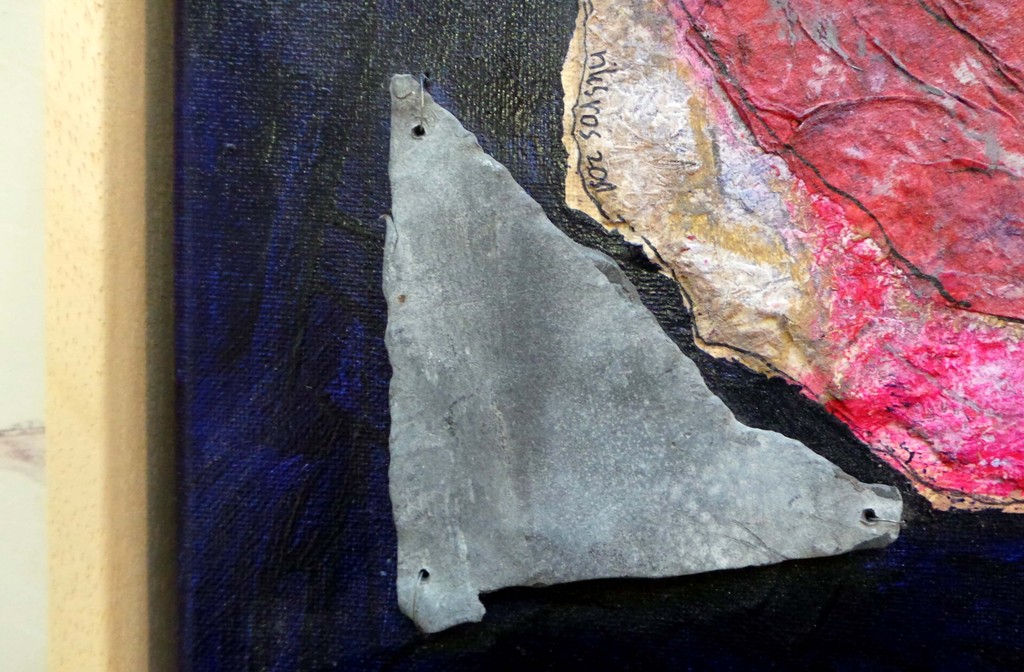 Riks Vos, collageschildering, Improvisatie kopen? Bied vanaf 35!