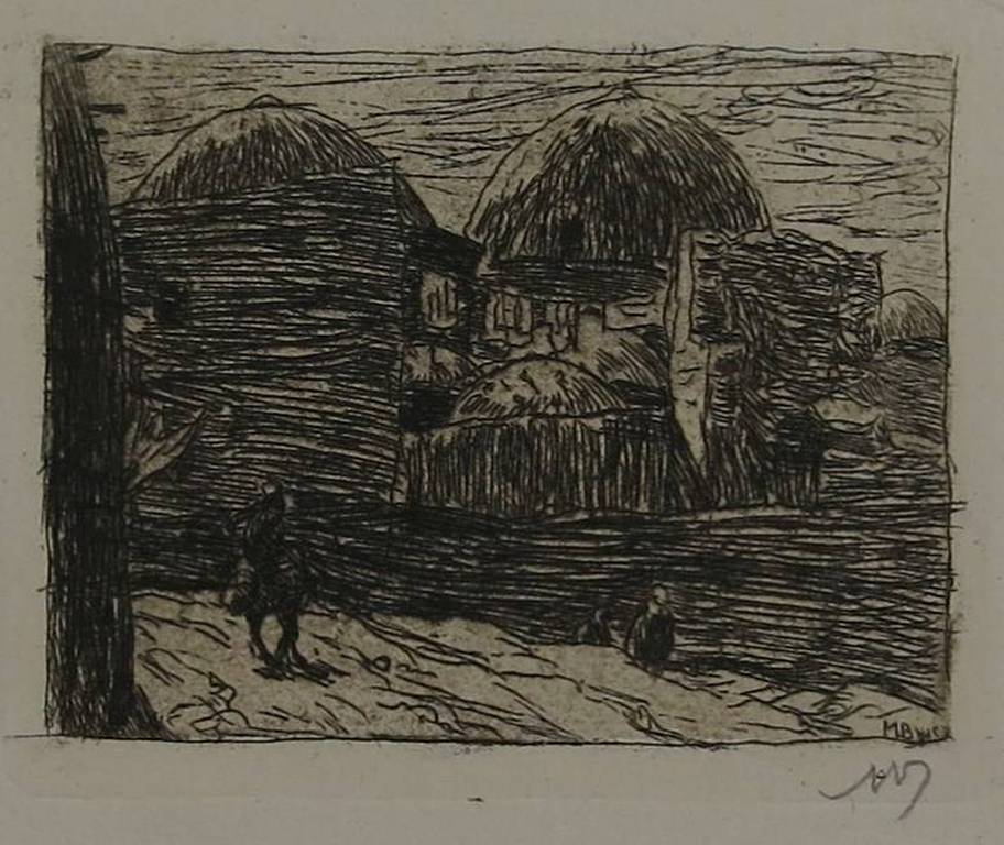 Marius Bauer: Ets, Een Badhuis te Stamboel verkocht voor € 35!