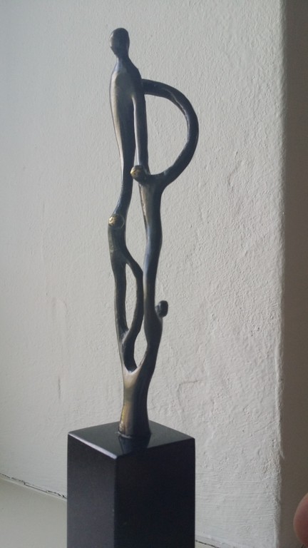 Ammerlaan, brons, 4 mensfiguren kopen? Bied vanaf 30!