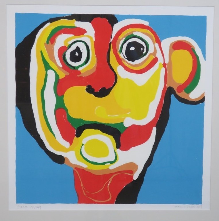 Menno Baars: Zeefdruk, Pierre - Ingelijst verkocht voor € 50!