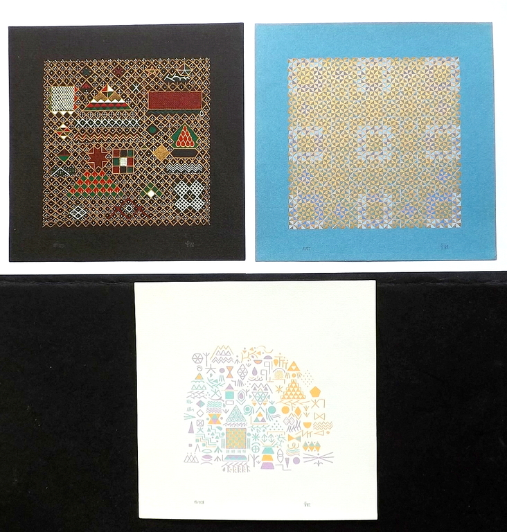 Yves Galgon - 3x gesigneerde kleurenlitho - 1982 kopen? Bied vanaf 1!