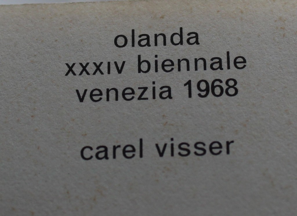 Carel Visser Olanda metalen sculptuur XXXIV Biënnale Venetië 1968 i.o.v. kopen? Bied vanaf 150!