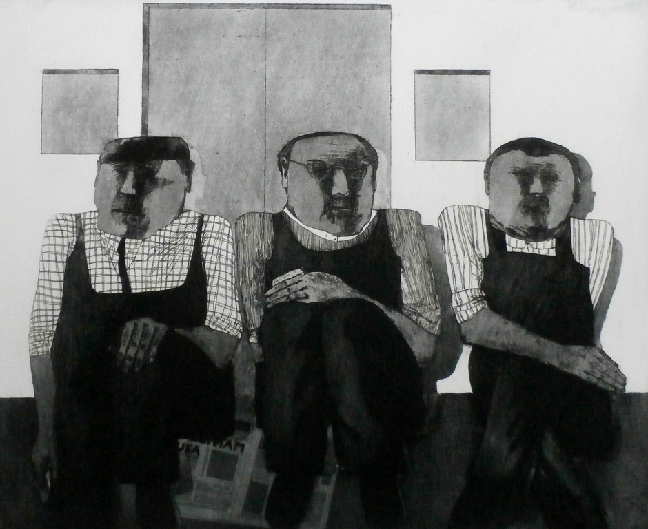 Kees Spermon - ets/ aquatint: 12 uur - 1966 kopen? Bied vanaf 45!