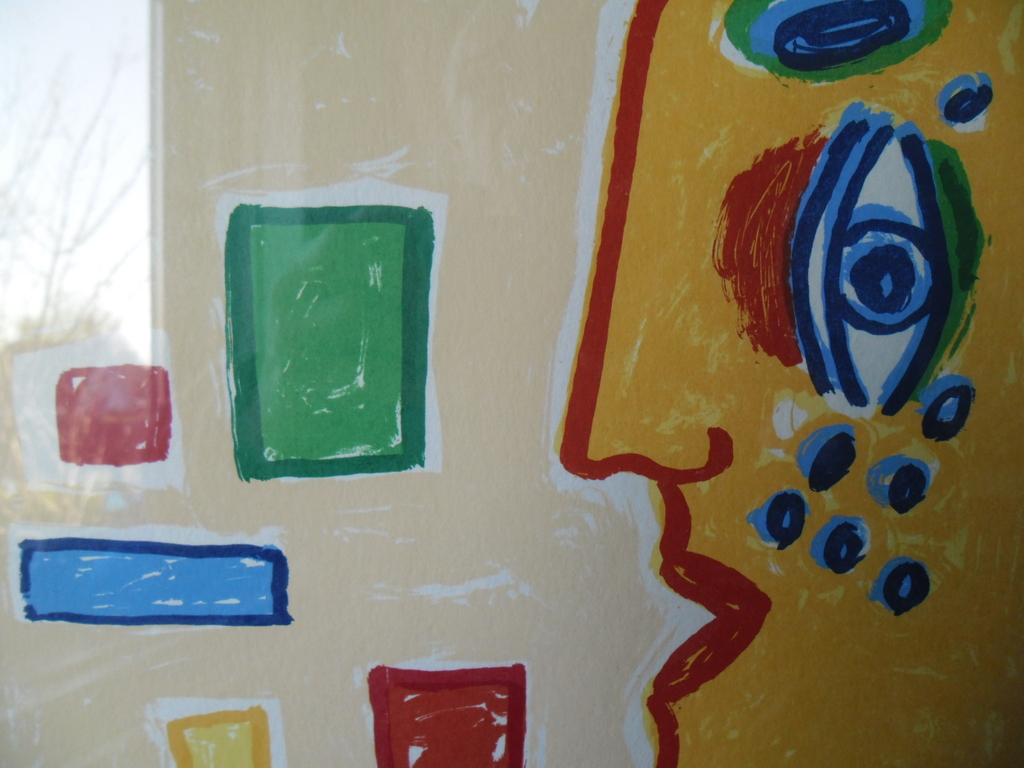 Keimpe Kootstra - Keimpe Kootstra,Kleurrijke Zeefdruk, Gesprek van de Dag 2 kopen? Bied vanaf 35!