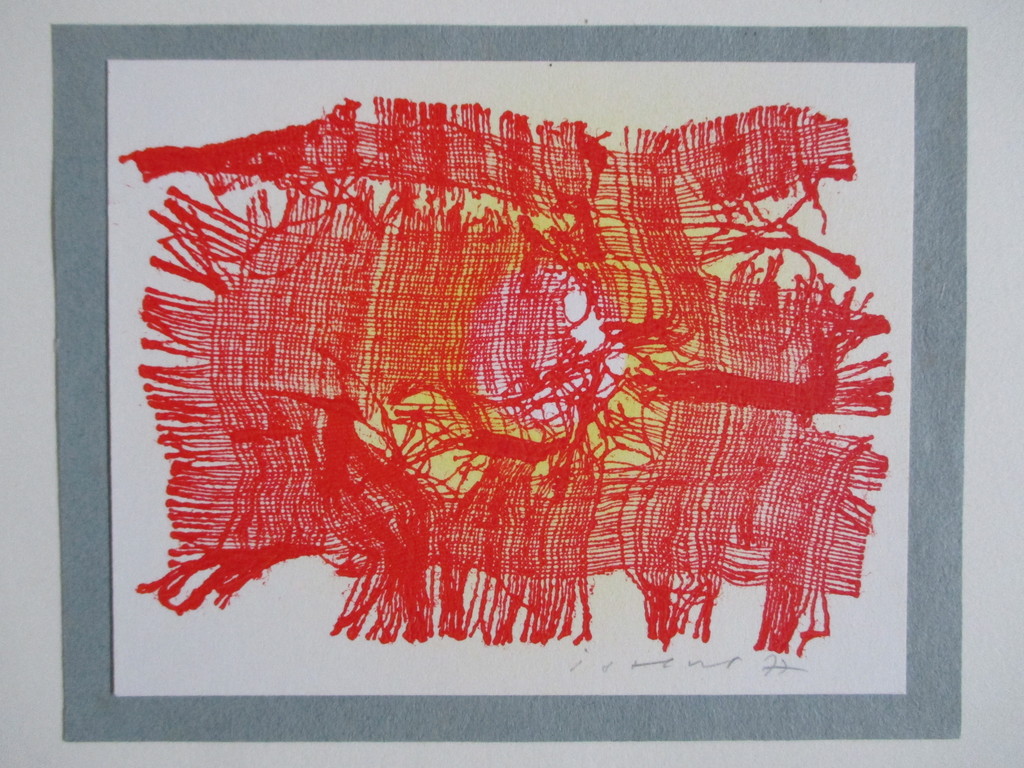 Josef Istler, zeefdruk, 1977 Praag, Cobra kopen? Bied vanaf 35!