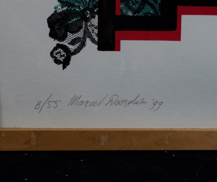 Marcel Doorduin: Zeefdruk, Honey's house - Ingelijst kopen? Bied vanaf 1!