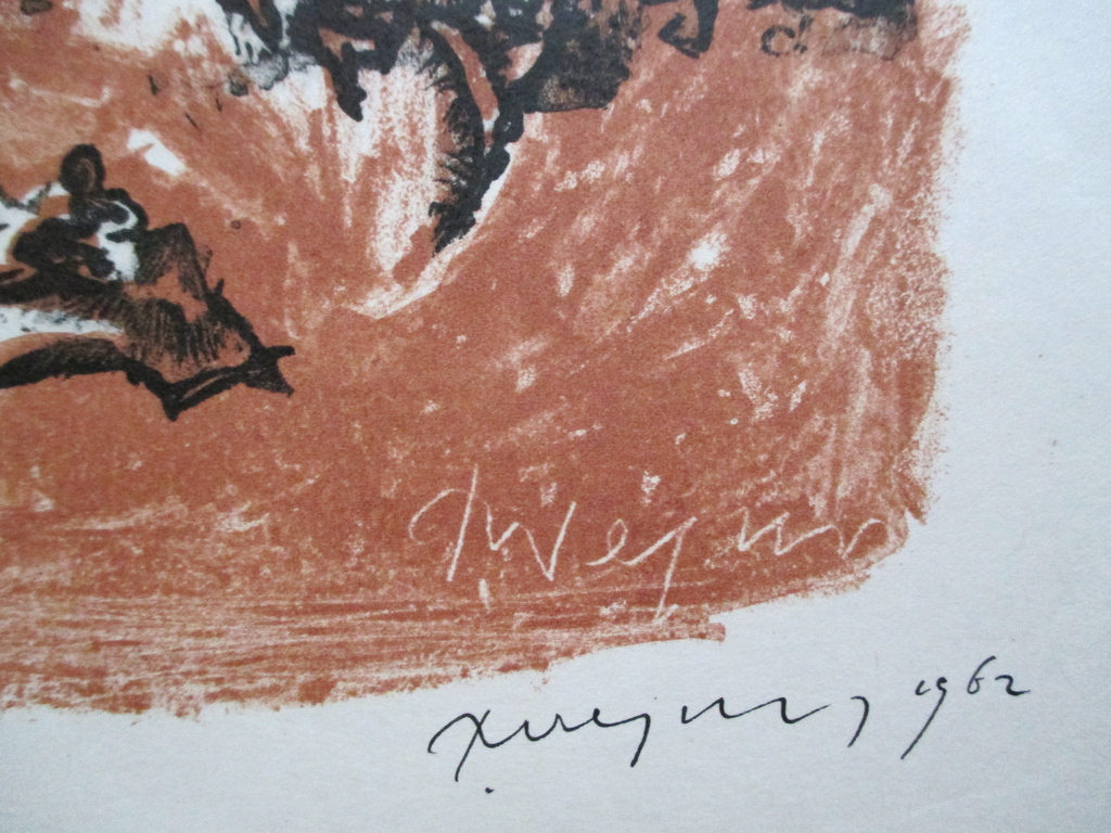 Toon Wegner, litho, 1962 kopen? Bied vanaf 35!