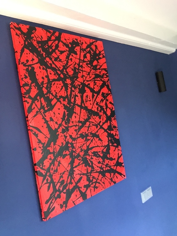 ORIGINEEL - RICK TRIEST - ACRYL OP DOEK - 2014 - LOVE kopen? Bied vanaf 125!