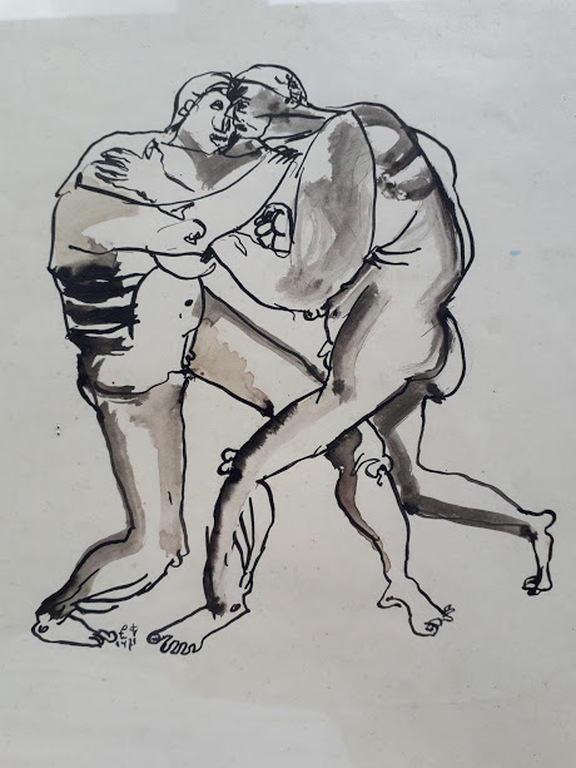 Lucebert - LUCEBERT Oost-Indische inttekening, gesigneerd en gedateerd kopen? Bied vanaf 1!