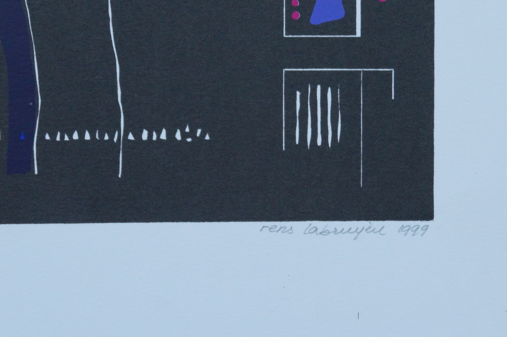 Rens Labyère - gesigneerde zeefdruk - 1999 - 10 ex. kopen? Bied vanaf 1!