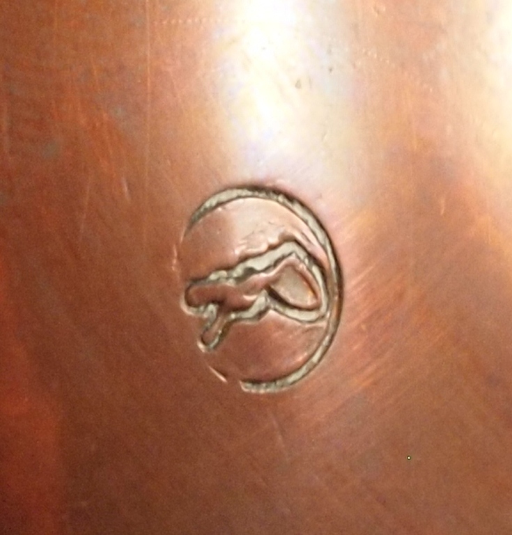 Art Nouveau groen glazen noppen dekselpotje voorzien van koperen beslag kopen? Bied vanaf 27!