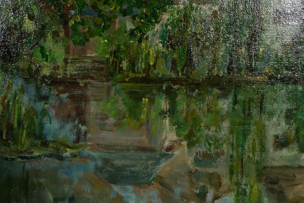 Herman Lievers: Olieverf op doek, Watermolen a.d. Loire - Ingelijst kopen? Bied vanaf 1!