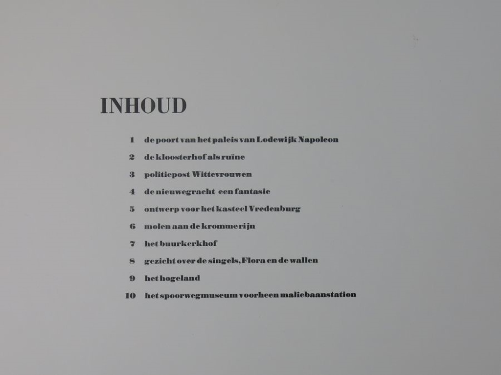 Dirkje Kuik: Map met 10 litho's, Gezichten op Utrecht  kopen? Bied vanaf 450!