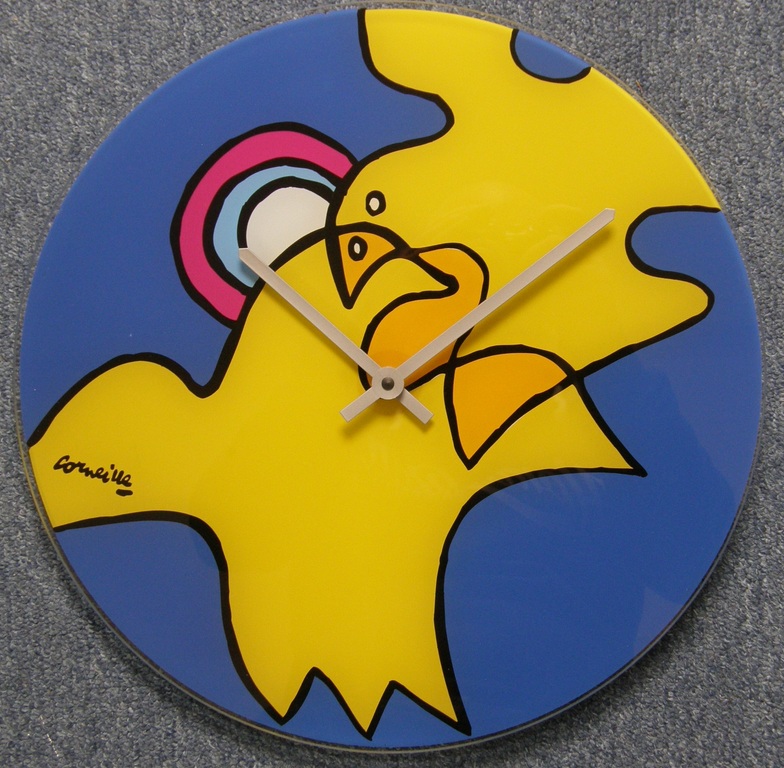 Corneille: Design wandklok, in de plaat gesigneerd kopen? Bied vanaf 40!