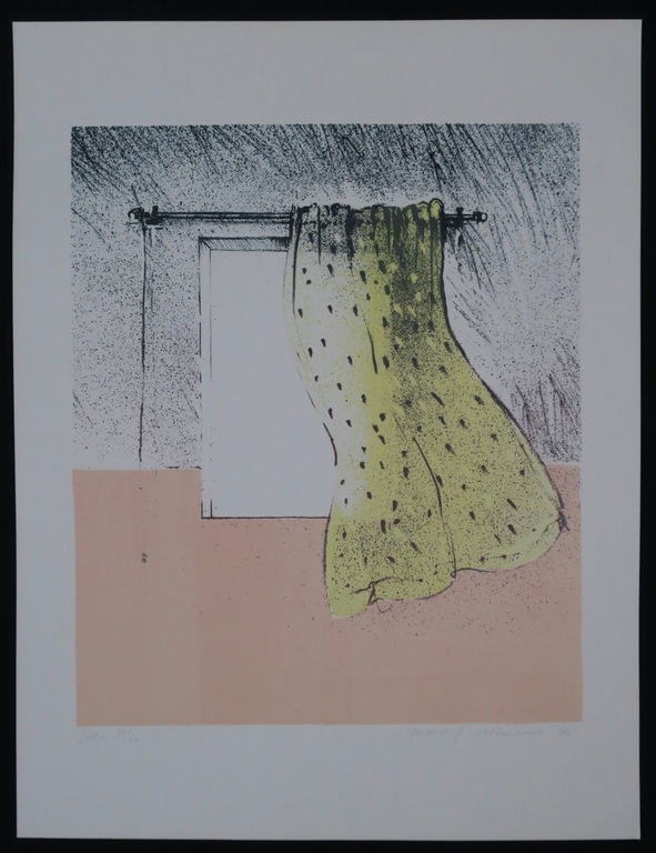 Gerard Vollenbrock: Litho, Gordijn kopen? Bied vanaf 1!