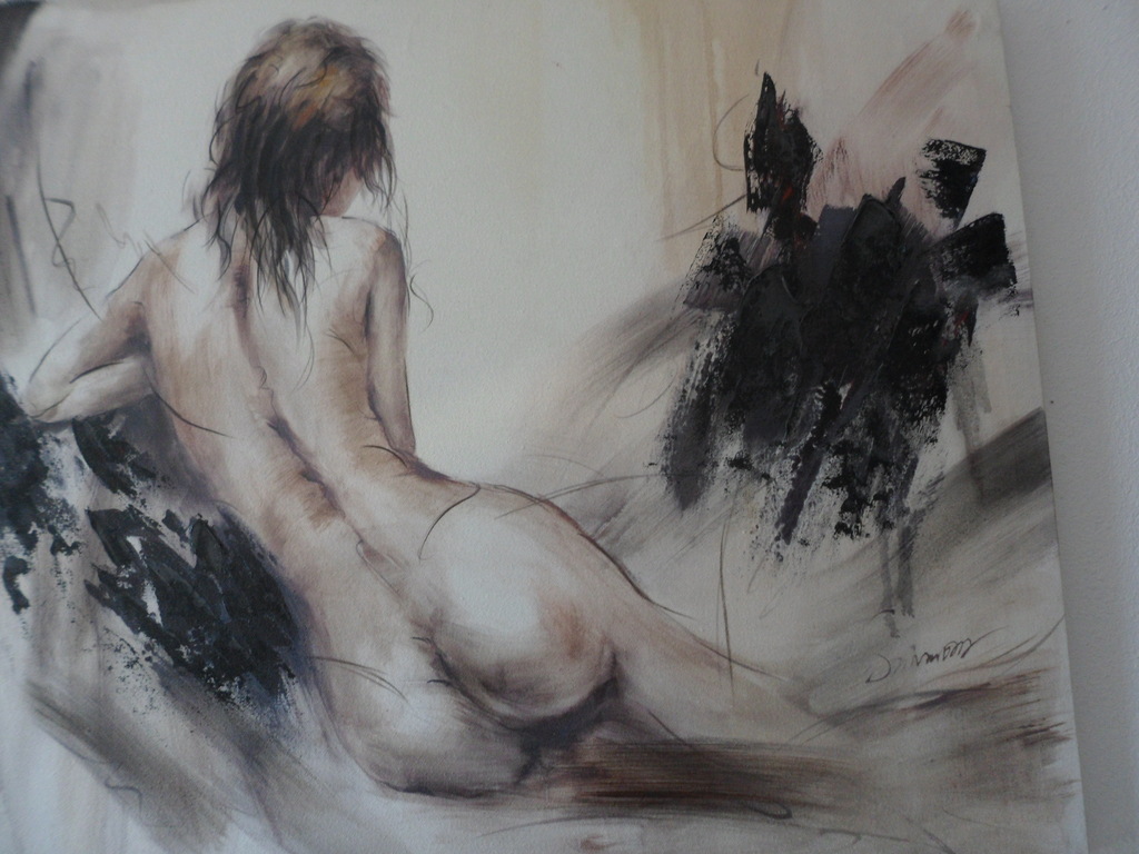 Onbekend,verf op doek,Vrouwlijk schoon. kopen? Bied vanaf 10!