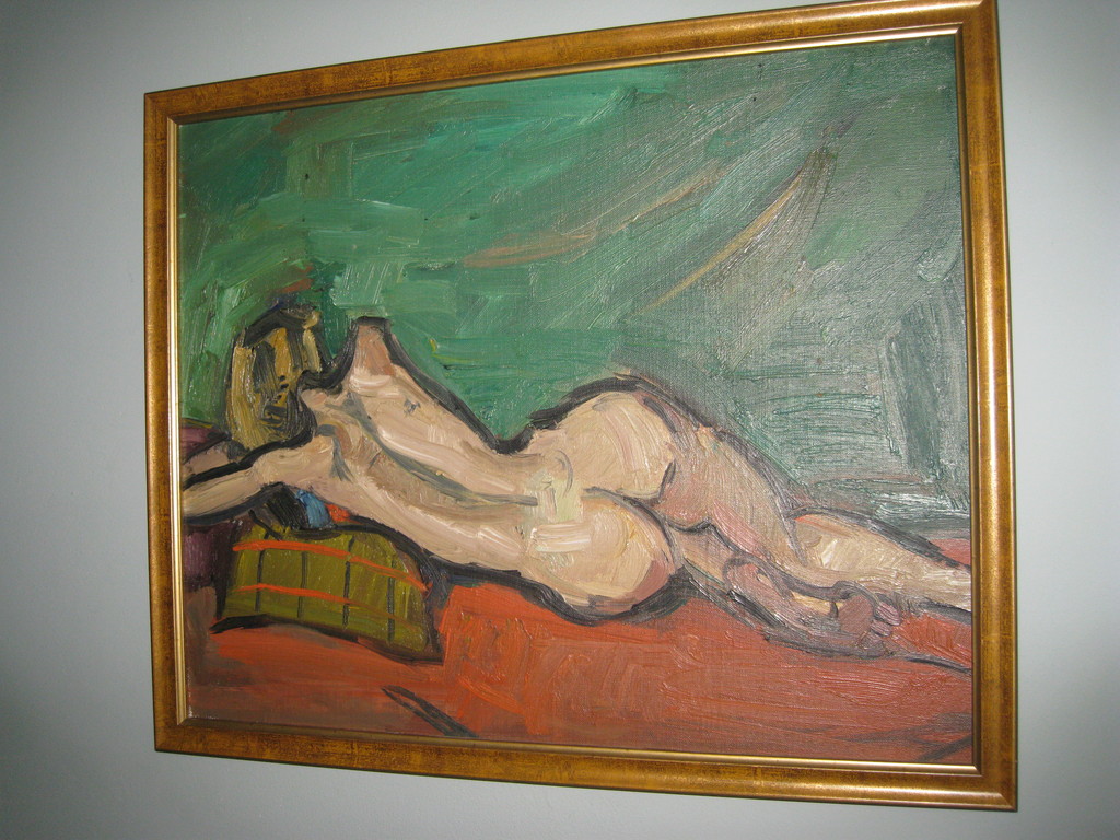 Impressionistisch vrouwelijk naakt . ongesigneerd verkocht voor € 135!