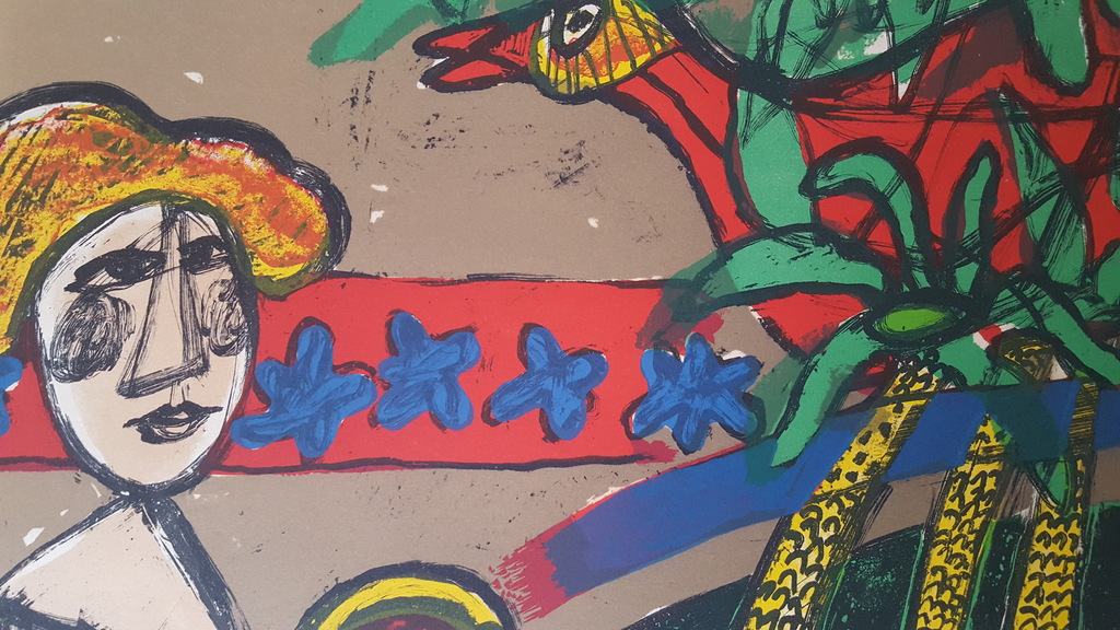Uniek ! Corneille - Litho E.A van 1971, handgesigneerd en getitteld kopen? Bied vanaf 299!
