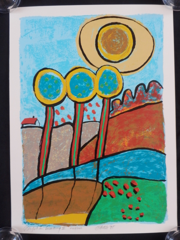 CLEMENS BRIELS Zeefdruk  HERFST IN LIMBURG 1995 kopen? Bied vanaf 1!