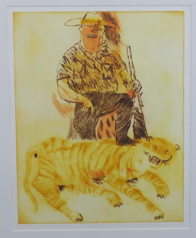 Robert Terwindt: Ets, Z.T. - Ingelijst kopen? Bied vanaf 1!