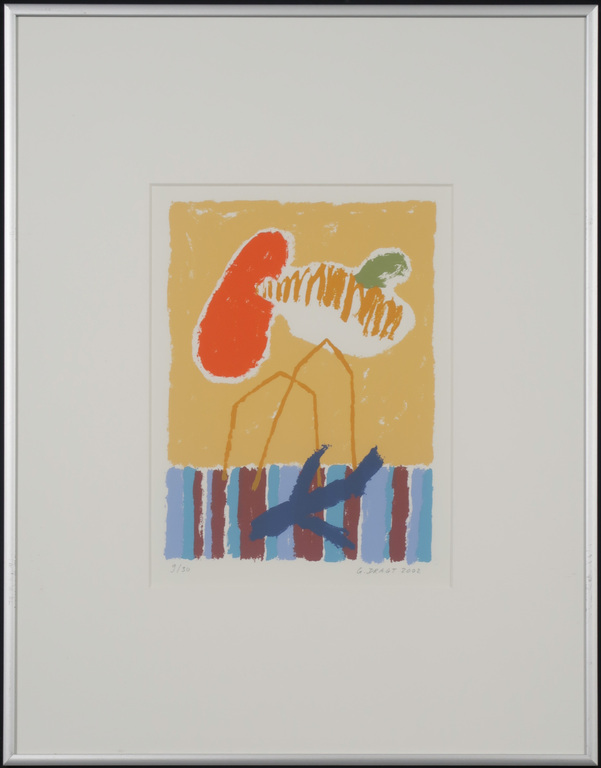 Gijs Dragt: Zeefdruk, Black box II - Ingelijst kopen? Bied vanaf 1!