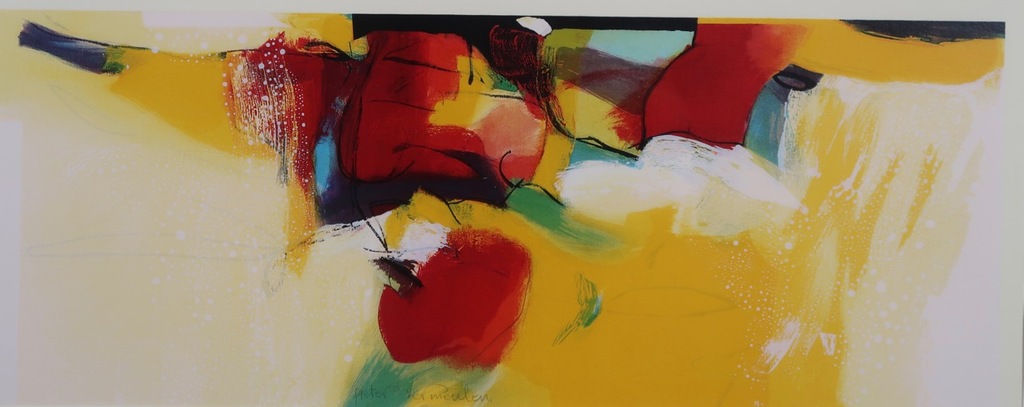 Pieter Vermeulen: Zeefdruk, Kersenschaal - Ingelijst (Groot) kopen? Bied vanaf 50!