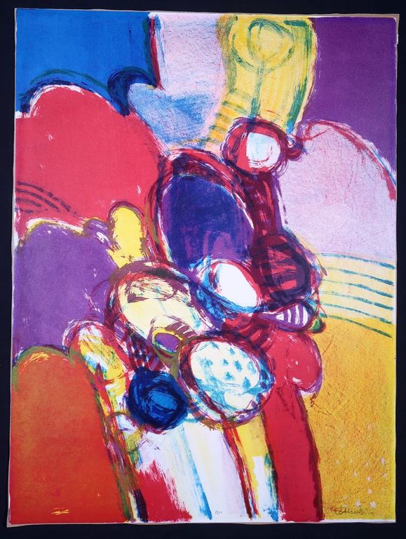 Jan Cobbaert: Litho, Zonder titel verkocht voor € 120!