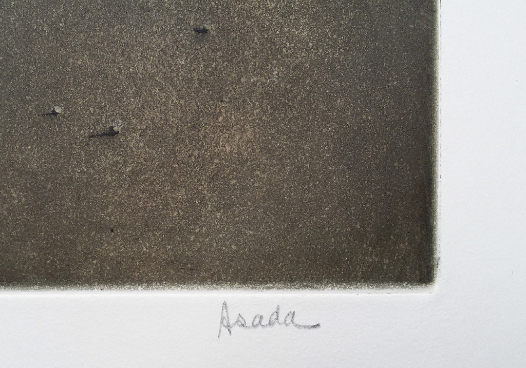 Hiroshi Asada - Strand stilleven, aquatint ets kopen? Bied vanaf 85!