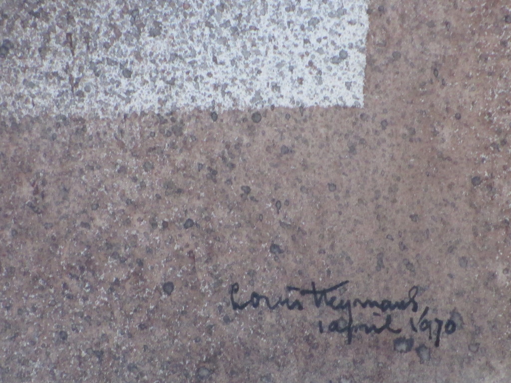 Louis Heymans, Abstracte compositie, Gemengde techniek kopen? Bied vanaf 45!