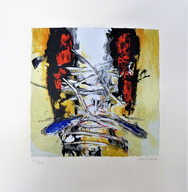 Vanhorck ,Zeefdruk op papier,Handgesigneerd kopen? Bied vanaf 15!