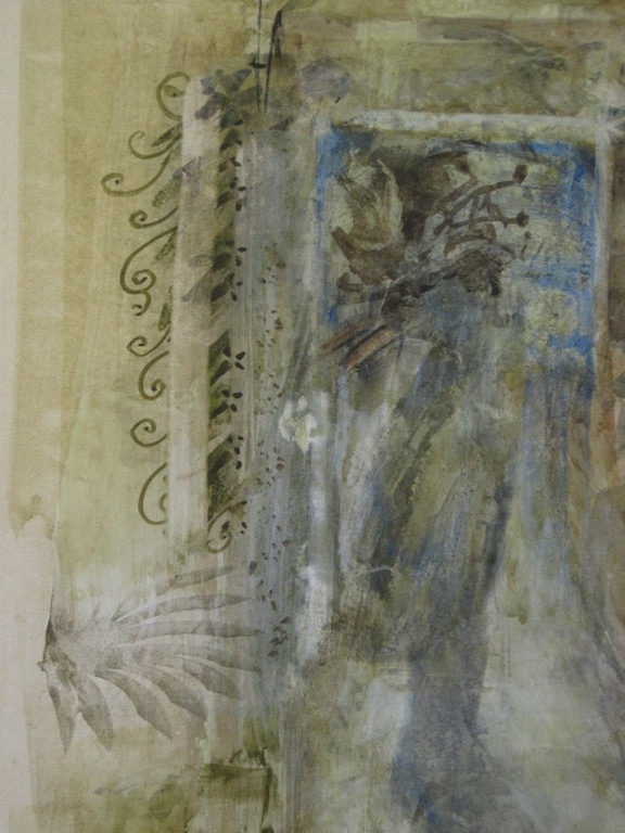 Groot fascinerend gedetailleerd "Fresco-Aquarel" van Ton Mertens (1953-) gesign. kopen? Bied vanaf 1!