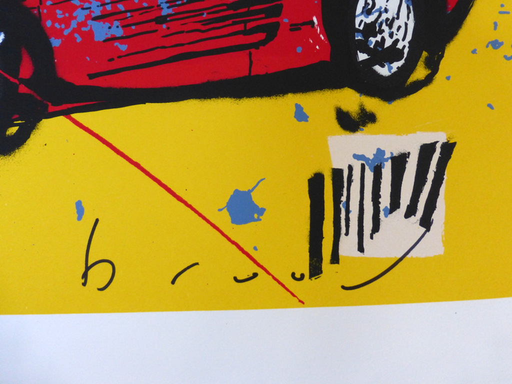 TESTAROSSA, handgesigneerde zeefdruk van Herman Brood kopen? Bied vanaf 249!