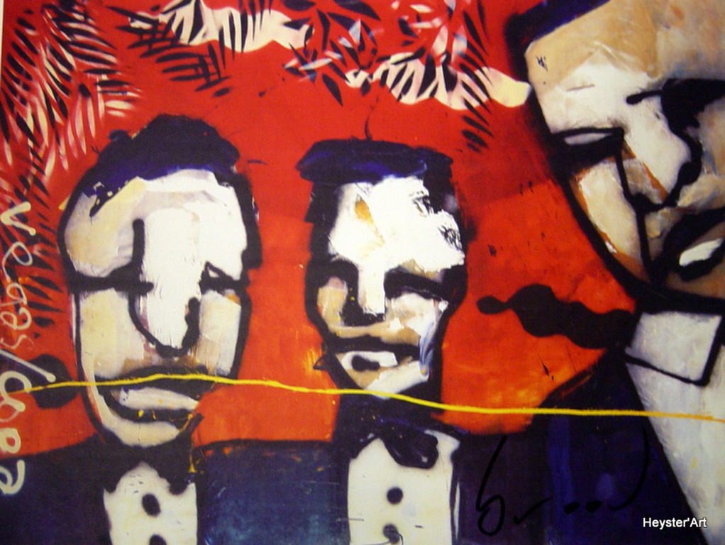 Herman Brood - zeefdruk - VEGAS COPA verkocht voor € 299!