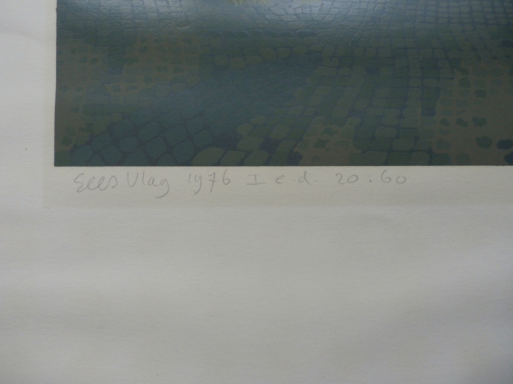 Sees Vlag - zeefdruk: Seinpost Scheveningen - 1976 kopen? Bied vanaf 75!