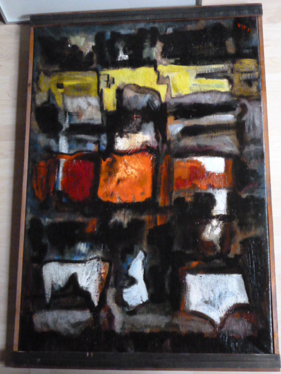 Vaclav Hejna - Olieverf - Abstract verkocht voor € 500!