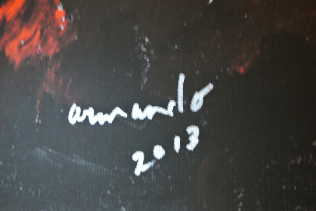 ARMANDO  -Das Grab- Glicee op doek. 2013  7/33  Handgesigneerd. kopen? Bied vanaf 275!