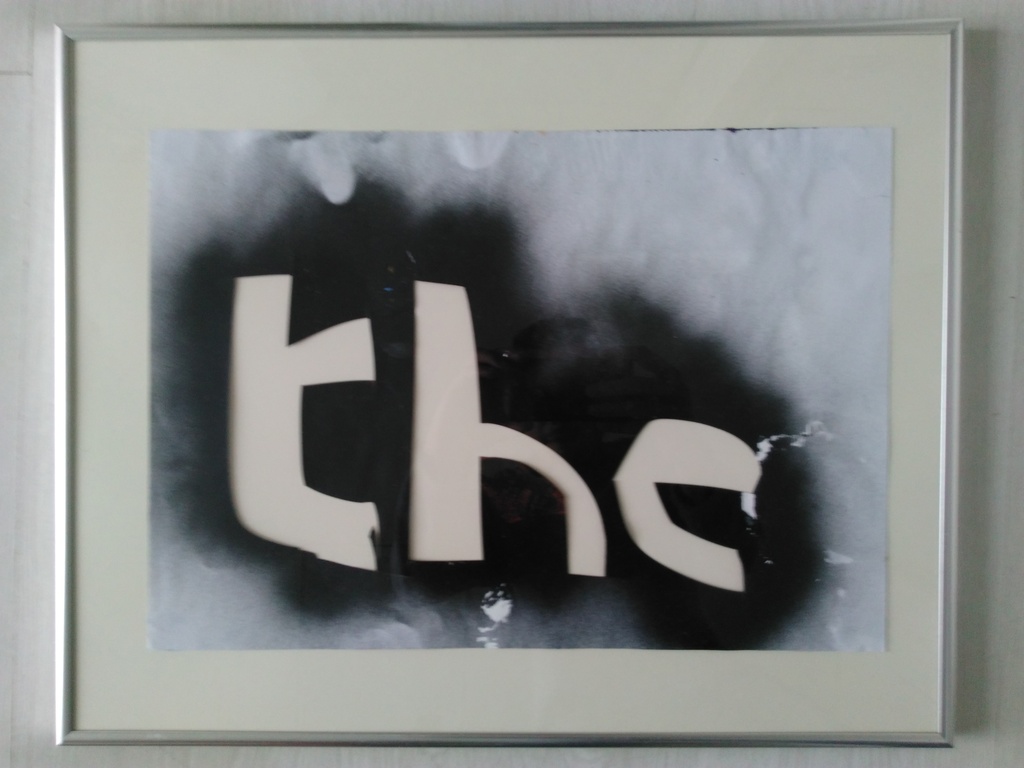 Herman Brood origineel handgemaakt sjabloon, Collectors item verkocht voor € 40!