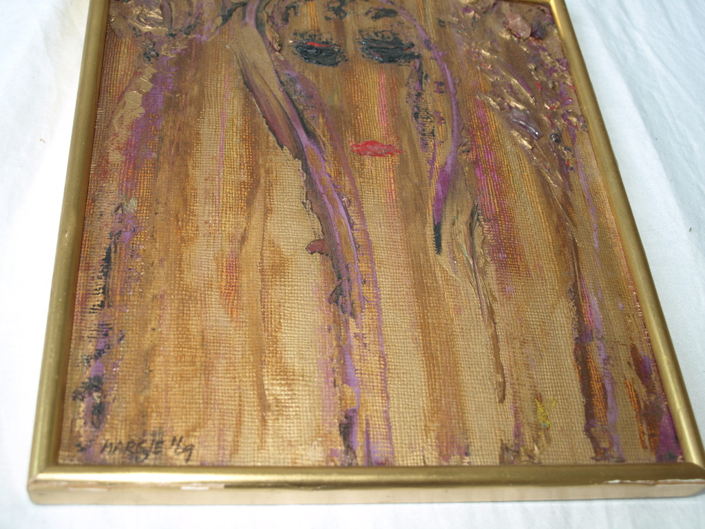 Margje Toonder-Herblot (1908-1991): gemengde techniek – Vrouw – 1969  kopen? Bied vanaf 1!