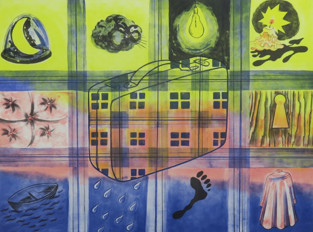 Mareike Geys: Litho, Reiziger save - Ingelijst kopen? Bied vanaf 1!