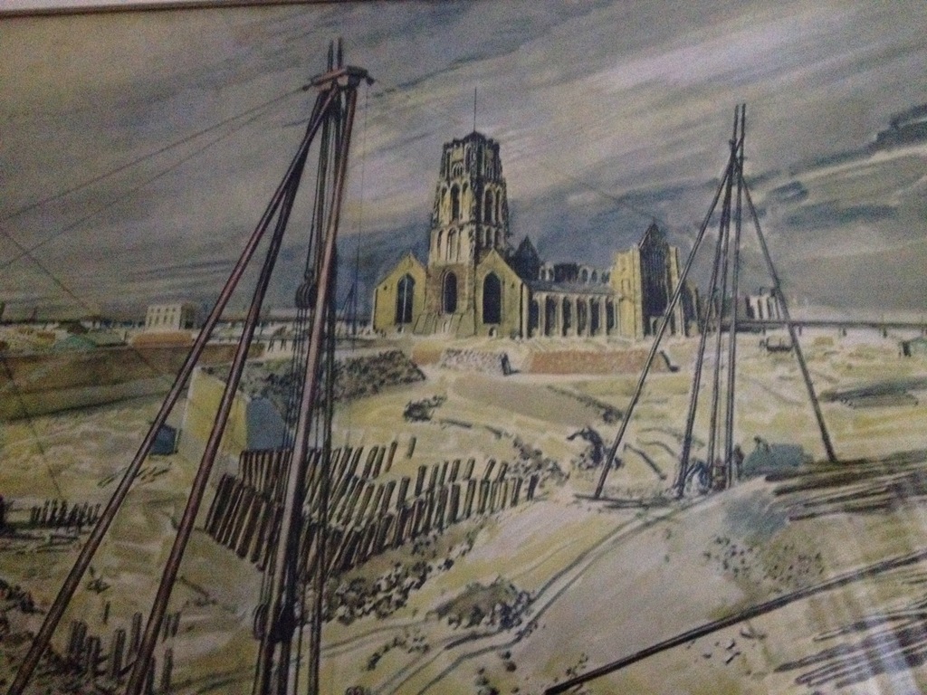 Marius Richters (1878-1955): Opbouw Rotterdam, litho kopen? Bied vanaf 1!