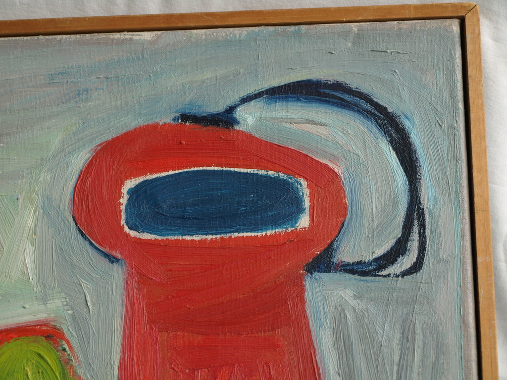 Fred Sieger : Olieverf op doek – Stilleven – gesigneerd & ingelijst – 1949  kopen? Bied vanaf 150!